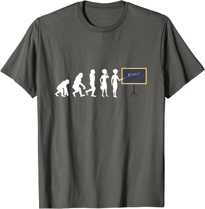 Lehrerin Evolution Lehrer Schultafel Zeigestab Geschenk T-Shirt