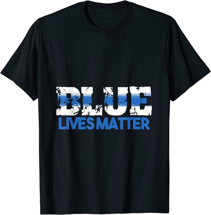 Polizei Polizistin Polizist - Blue Lives Matter T-Shirt