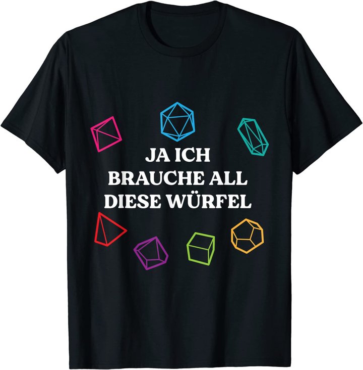 Board Game Dice Role Playing Gaming Humor Funny Gamer Gifts T-Shirt