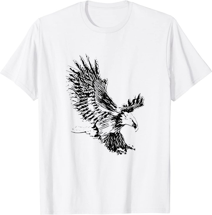 Adler Raubvogel Vögel Krallen Schnabel T-Shirt