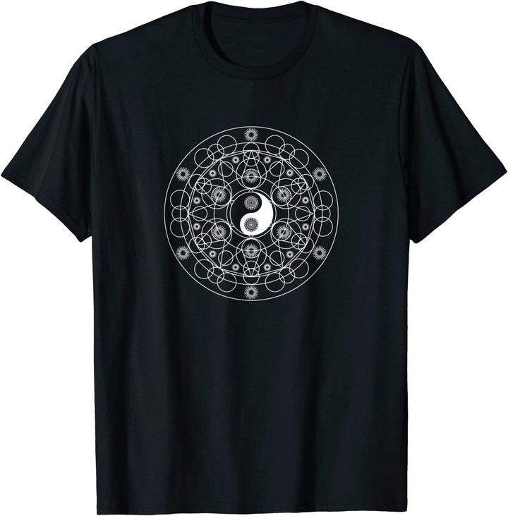 Ying Yang Vintage Meditation Yoga Spiritualität Buddhismus T-Shirt