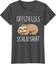Süßes Schlafendes Faultier | Schalfanzug Bettzeug Schlaf T-Shirt