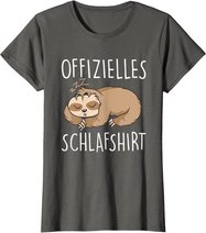 Süßes Schlafendes Faultier | Schalfanzug Bettzeug Schlaf T-Shirt