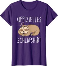Süßes Schlafendes Faultier | Schalfanzug Bettzeug Schlaf T-Shirt