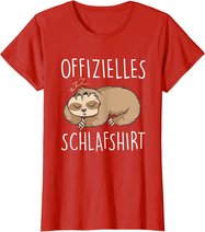 Süßes Schlafendes Faultier | Schalfanzug Bettzeug Schlaf T-Shirt