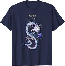 Dragon Streetwear E-Girl aesthetic edgy Vaporwave E-Boy 90s T-Shirt