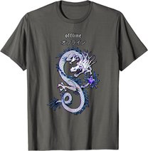 Dragon Streetwear E-Girl aesthetic edgy Vaporwave E-Boy 90s T-Shirt