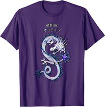 Dragon Streetwear E-Girl aesthetic edgy Vaporwave E-Boy 90s T-Shirt
