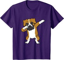 Dabbing Box Hund Kinder Boxer Hunde T-Shirt
