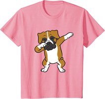 Dabbing Box Hund Kinder Boxer Hunde T-Shirt