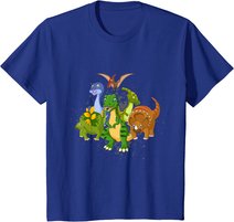 Arten von Dinosauriern Reptilien Dino Kinder Tyrannosaurus T-Shirt