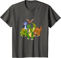 Arten von Dinosauriern Reptilien Dino Kinder Tyrannosaurus T-Shirt