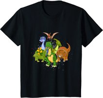 Arten von Dinosauriern Reptilien Dino Kinder Tyrannosaurus T-Shirt