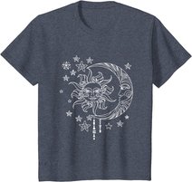 Sonne Mond Sterne Traumfänger T-Shirt