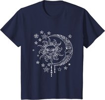Sonne Mond Sterne Traumfänger T-Shirt