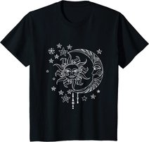 Sonne Mond Sterne Traumfänger T-Shirt