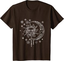 Sonne Mond Sterne Traumfänger T-Shirt