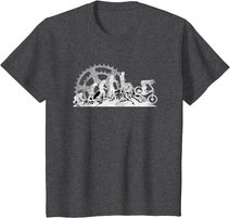Evolution Downhill Mountain Bike MTB Mountain Biking T-Shirt