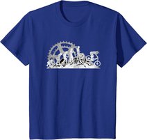 Evolution Downhill Mountain Bike MTB Mountain Biking T-Shirt