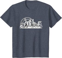 Evolution Downhill Mountain Bike MTB Mountain Biking T-Shirt
