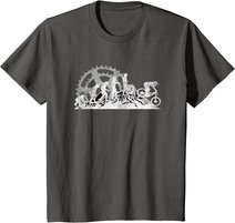 Evolution Downhill Mountain Bike MTB Mountain Biking T-Shirt