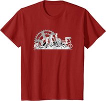 Evolution Downhill Mountain Bike MTB Mountain Biking T-Shirt
