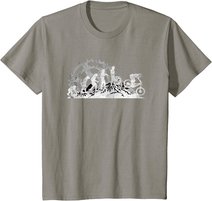 Evolution Downhill Mountain Bike MTB Mountain Biking T-Shirt