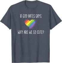 LGBT Regenbogen Herz Lesbisch Gay Homosexuell Pride Monat T-Shirt