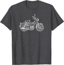 Motorroller Mofa Moped Puch Maxi Roller Geschenk T-Shirt