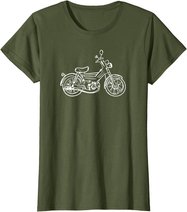 Motorroller Mofa Moped Puch Maxi Roller Geschenk T-Shirt