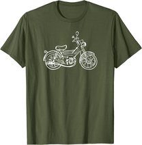Motorroller Mofa Moped Puch Maxi Roller Geschenk T-Shirt