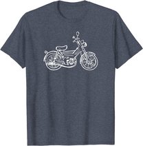 Motorroller Mofa Moped Puch Maxi Roller Geschenk T-Shirt