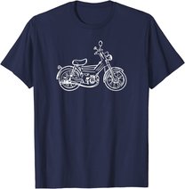 Motorroller Mofa Moped Puch Maxi Roller Geschenk T-Shirt