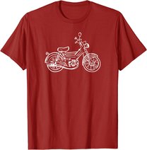 Motorroller Mofa Moped Puch Maxi Roller Geschenk T-Shirt