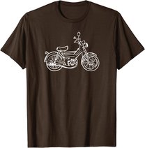 Motorroller Mofa Moped Puch Maxi Roller Geschenk T-Shirt