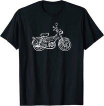 Motorroller Mofa Moped Puch Maxi Roller Geschenk T-Shirt