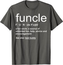 Herren Funny Funcle Word Definition Uncle Gift T-Shirt