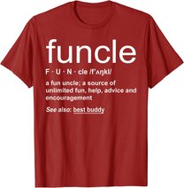 Herren Funny Funcle Word Definition Uncle Gift T-Shirt