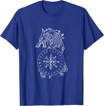 Walhalla Skandinavien Wikinger T-Shirt
