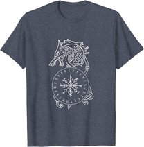 Walhalla Skandinavien Wikinger T-Shirt