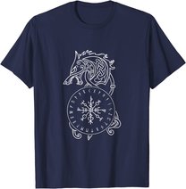 Walhalla Skandinavien Wikinger T-Shirt