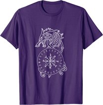 Walhalla Skandinavien Wikinger T-Shirt
