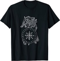Walhalla Skandinavien Wikinger T-Shirt