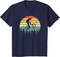 Vintage Retro Mountain Bike MTB Downhill Biking T-Shirt