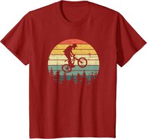 Vintage Retro Mountain Bike MTB Downhill Biking T-Shirt