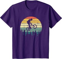 Vintage Retro Mountain Bike MTB Downhill Biking T-Shirt