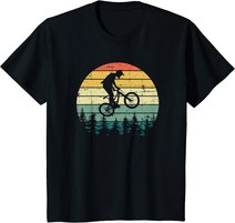 Vintage Retro Mountain Bike MTB Downhill Biking T-Shirt