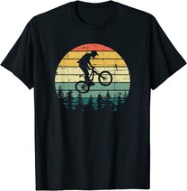 Vintage Retro Mountain Bike MTB Downhill Biking T-Shirt