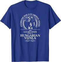 Hungarian Vizsla Guardian Angel Schutzengel Hund Hundespruch T-Shirt