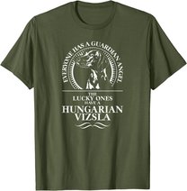 Hungarian Vizsla Guardian Angel Schutzengel Hund Hundespruch T-Shirt